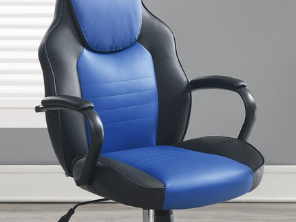 Gaming And Office Chair With Padded Arms, Adjustable Height