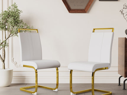 Side Dining Room Chair, Padded Seat High Back