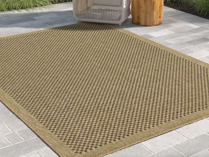 Earth - 7'10" X 10'3" Polypropylene Indoor, Outdoor Area Rug - Jute, Mocha