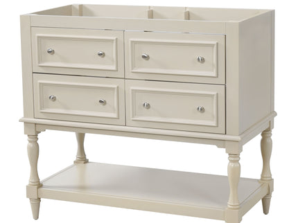 Modern Bathroom Vanity Cabinet With 4 Drawers