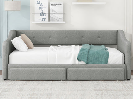 Upholstered Daybed With 2 Drawers