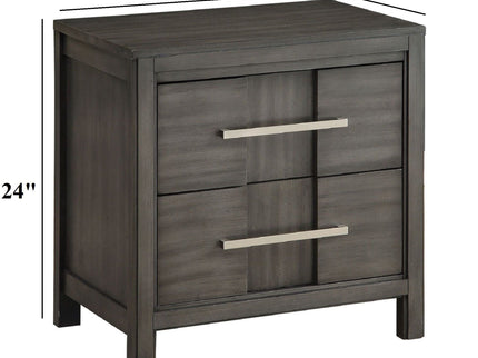 Nightstand With 2 Drawers Design