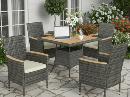 5 Piece Patio Dining Set With Table