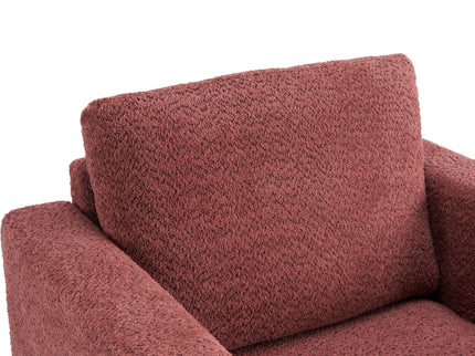 Upholstered Accent Armchair With Square Arm