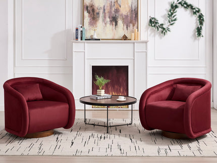 Swivel Accent Chair With 360 Degree Rotating