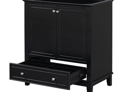 Modern Bathroom Vanity Base Only With Doors And Drawer