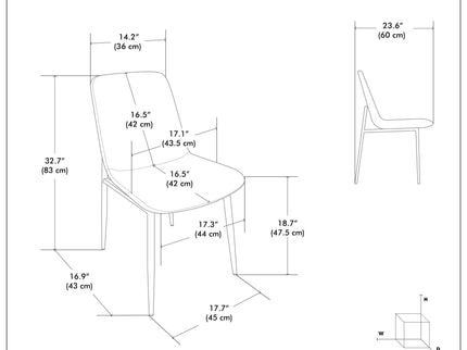 Savannah - Contemporary Design Dining Chair (Set of 2)