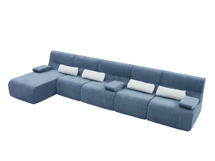 Oversized Sectional Sofa, Living Room Seating With Modular Design