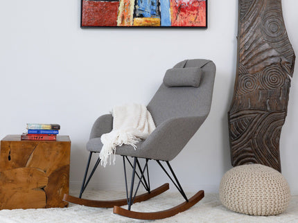 Chloe - Mid Century Modern Rocker Livingroom And Bedroom Chair