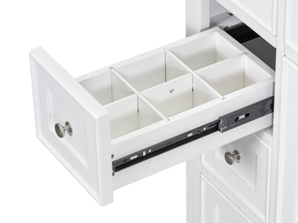 Modern Bathroom Vanity Base Only With 1 Cabinet And 6 Drawers