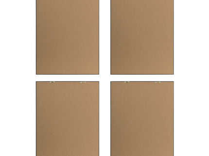 Botanical And Fern Wall Art, Wall Decor For Living Room Dining Room Entryway (Set of 4) - White / Black