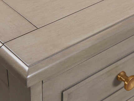 Dauphin - Handpainted Entryway Storage Cabinet - Gray Cashmere