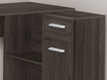 Computer Desk, Home Office, Corner, Storage Drawers, L Shape, Contemporary & Modern