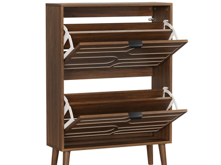 Medieval - Independent Shoe Cabinet With 2 Flip Drawers