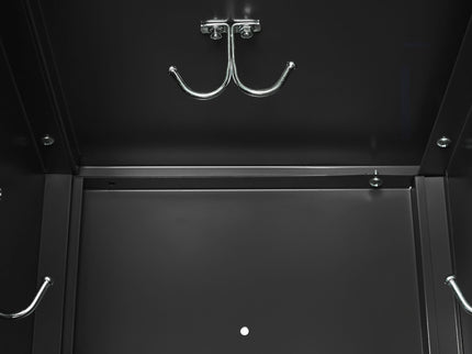 Storage Locker Cabinet With Locks For Employees, Home Gym Office School Garage - Black