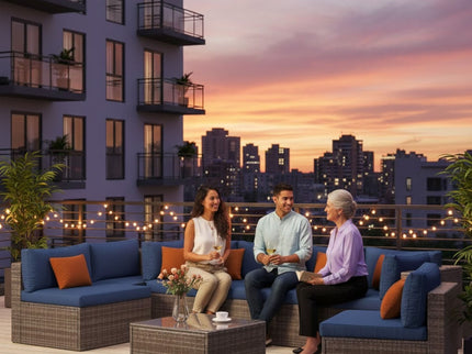 Modern Patio Set With Coffee Table