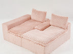 Pink / Left Arm Facing Chaise