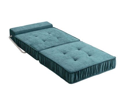 Folding Sofa With Removable Back Cushion, Convertible Futon Sleeper Chair
