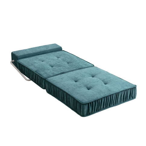 Folding Sofa With Removable Back Cushion, Convertible Futon Sleeper Chair