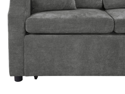 Modern L Shaped Sectional Sofa Bed With Hidden Storage Upholstery