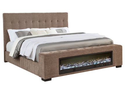 Crombie - Bed With Visual Flame Feature