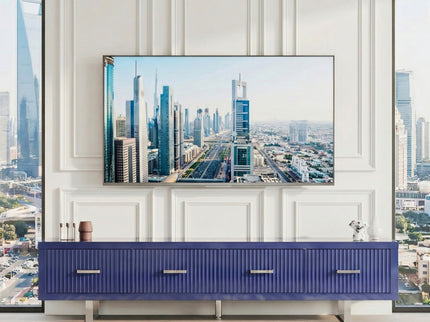 TV Stand With Slatted Drawers