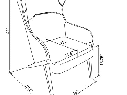 Crendon - Wingback Accent Chair