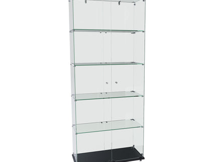 Premium 5 Tier Glass Display Case With 5 Dynamic LED Modes