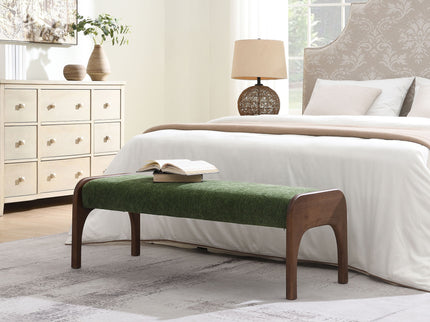 Modern Upholstered Long Bench For Kitchen