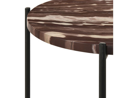 Kohala - Round Accent Side Table - Red