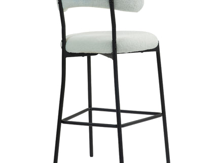 Counter Height Bar Stools With Powder Coating Base And Footrest