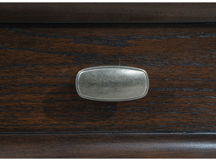 Berwick - 8 Drawer Dresser Cabinet With Felt Lined Drawers - Dark Oak