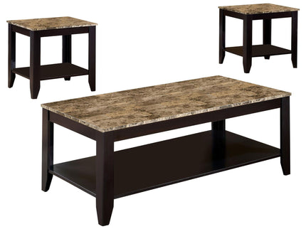 Occasional - Set, 3 Piece Living Room Table Set - Brown