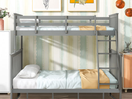 Bunk Bed With Ladder, And Safety Guard Rails