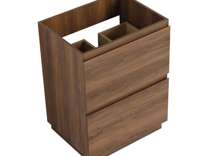 Modern Freestanding Bathroom Vanity Cabinet With Double Drawer