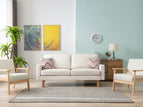 Beige / 3 Pc. Sofa, 2 Chairs