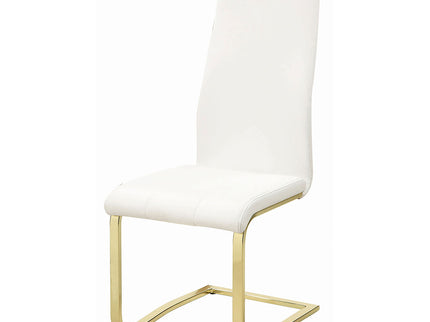 Whittingham - Dining Side Chair (Set of 4) - White / Gold