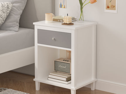 Nightstand With 1 Drawer 1 Shelf