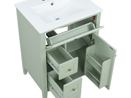 Bathroom Vanity With Sink, Soft Closing Cabinet