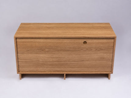 TV Stand For TVs Up To 45" With 1 Door, 1 Drawer, 1 Open Shelf - Oak
