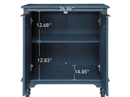 Hollow - Carved 2 Doors Accent Cabinet