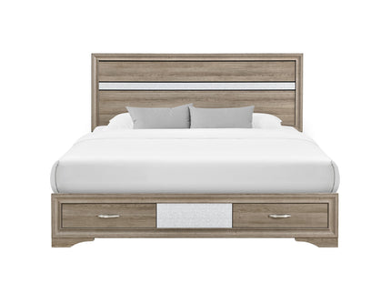 Ryder - Bed With Panel Headboard, 2 Drawer Footboard
