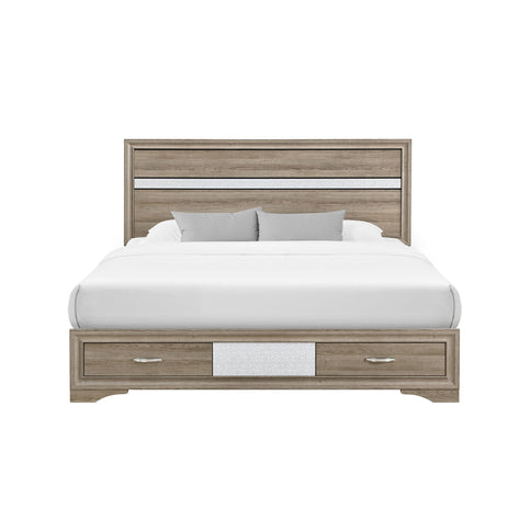 Ryder - Bed With Panel Headboard, 2 Drawer Footboard