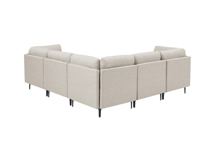 Upholstered Modular Sectional With Tall Legs