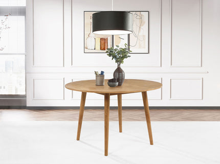 Calloway - Round Dining Table - Brown