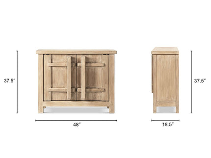 Rowan - 2 Door Accent Cabinet - Natural