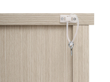 Modern Storage Cabinet With 4 Doors & Adjustable Shelves