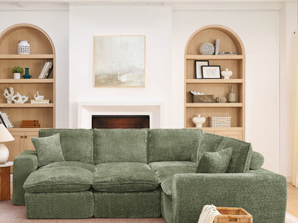 Sectional Sofa With Moveable Ottoman