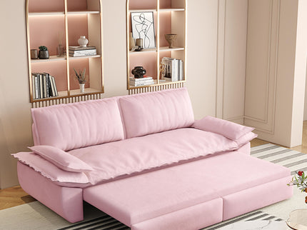 Queen Pull Out Sofa Bed, 3 In 1 Convertible Sleeper Sofa