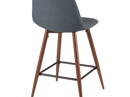 Pebble - Mid Century Modern Counter Stool (Set of 2)